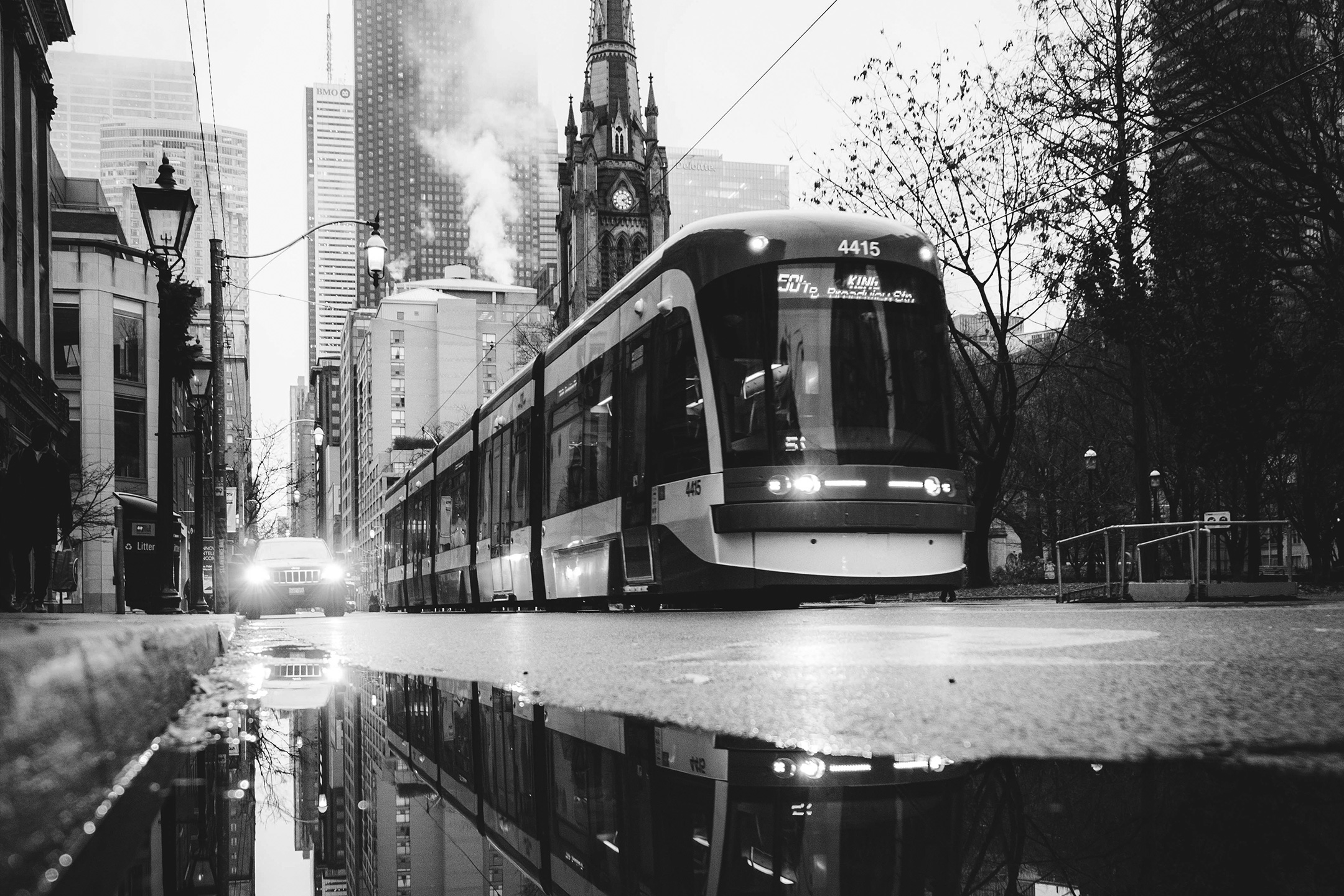 501 King St TTC, Toronto reflection